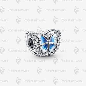 Pandora Blue Butterfly Sparkling Charm|Pendant